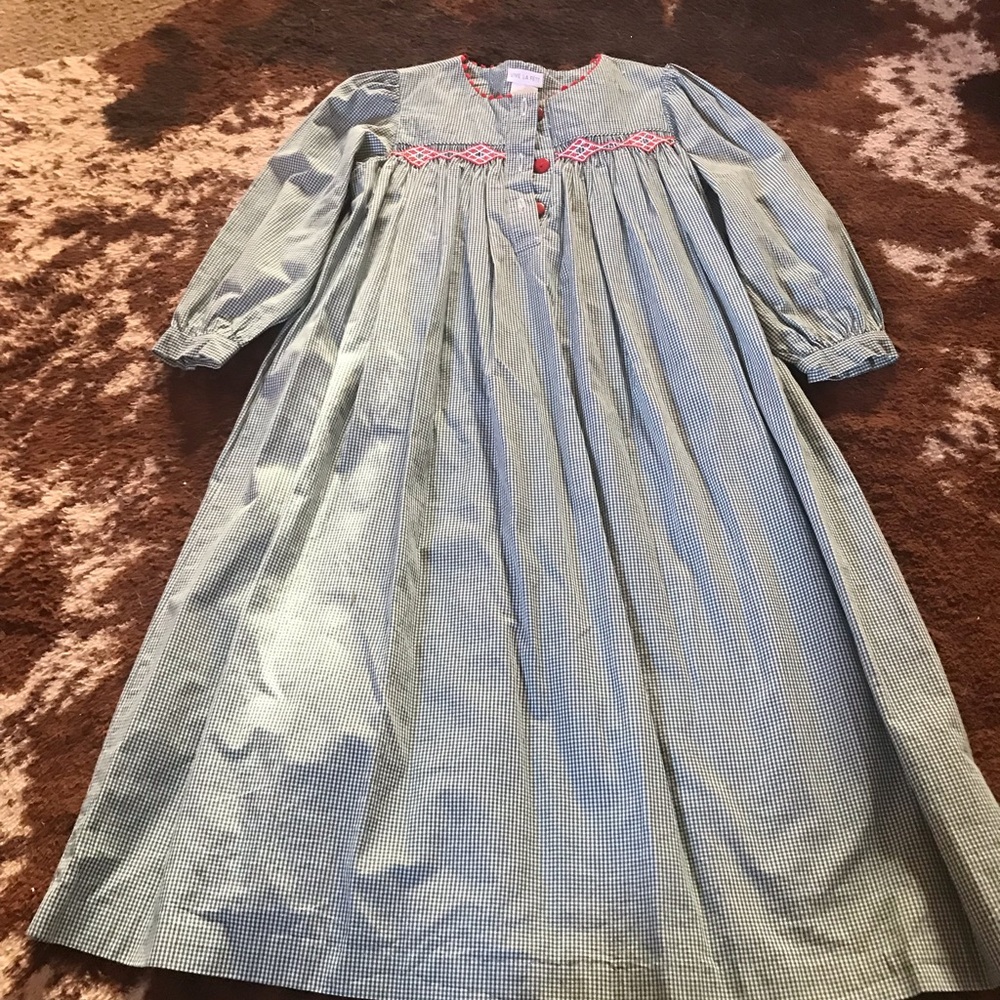 Kids Blue Checkered Pajamas